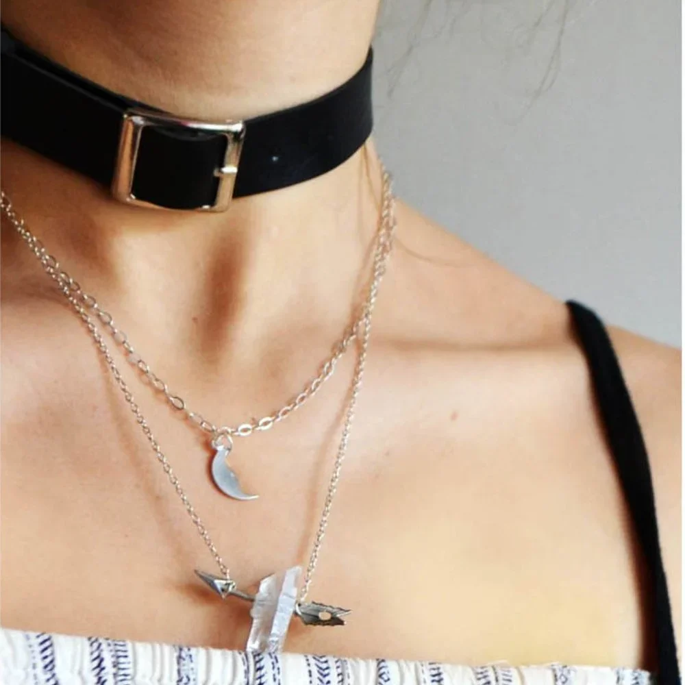 GENUINE Leather Classic CHOKER / Bracelet/Choker/Necklace